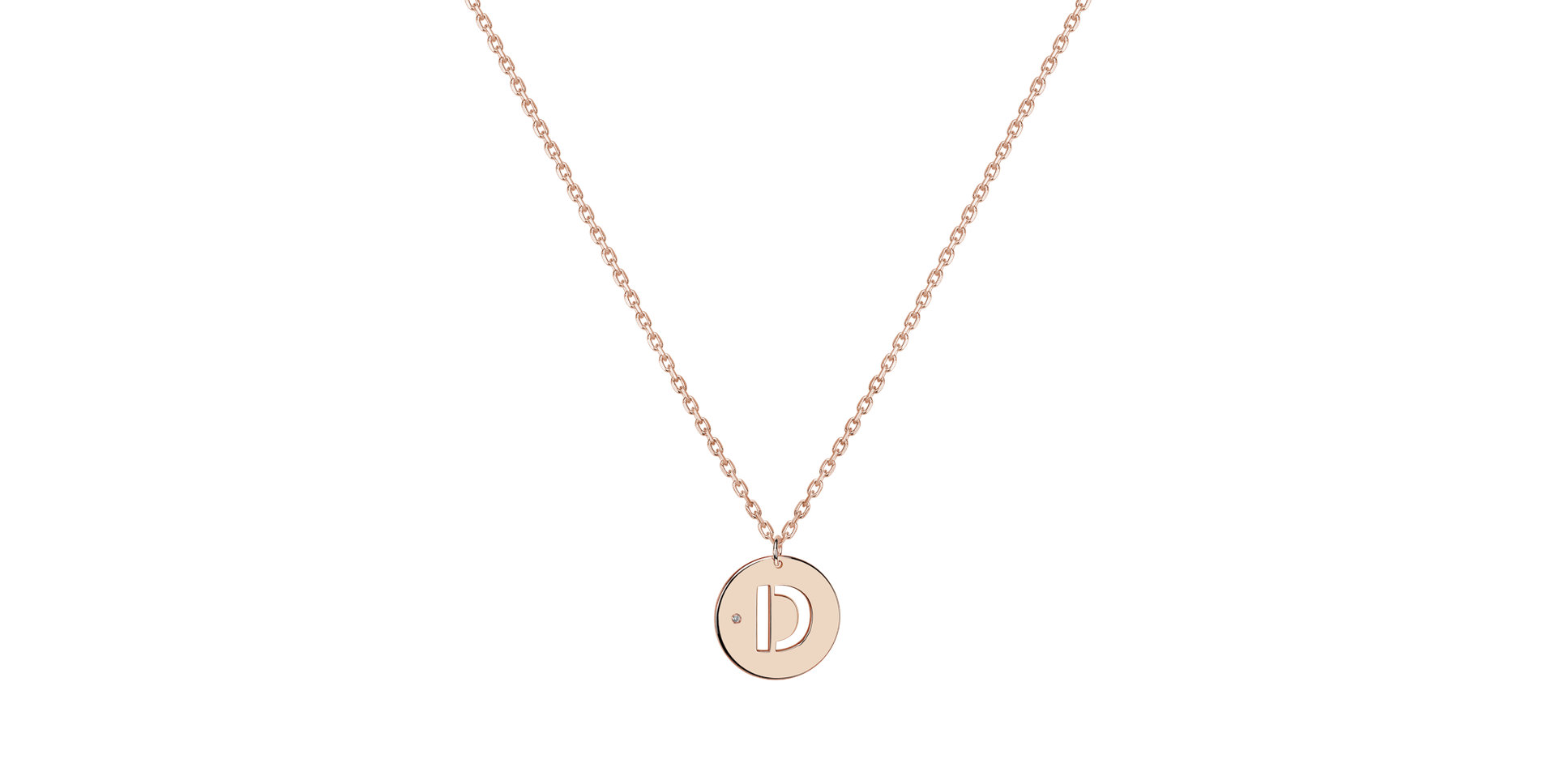 Náhrdelník s diamantem Cut Coins D