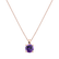 Náhrdelník s ametystem brazil Monsoon Bonbon2