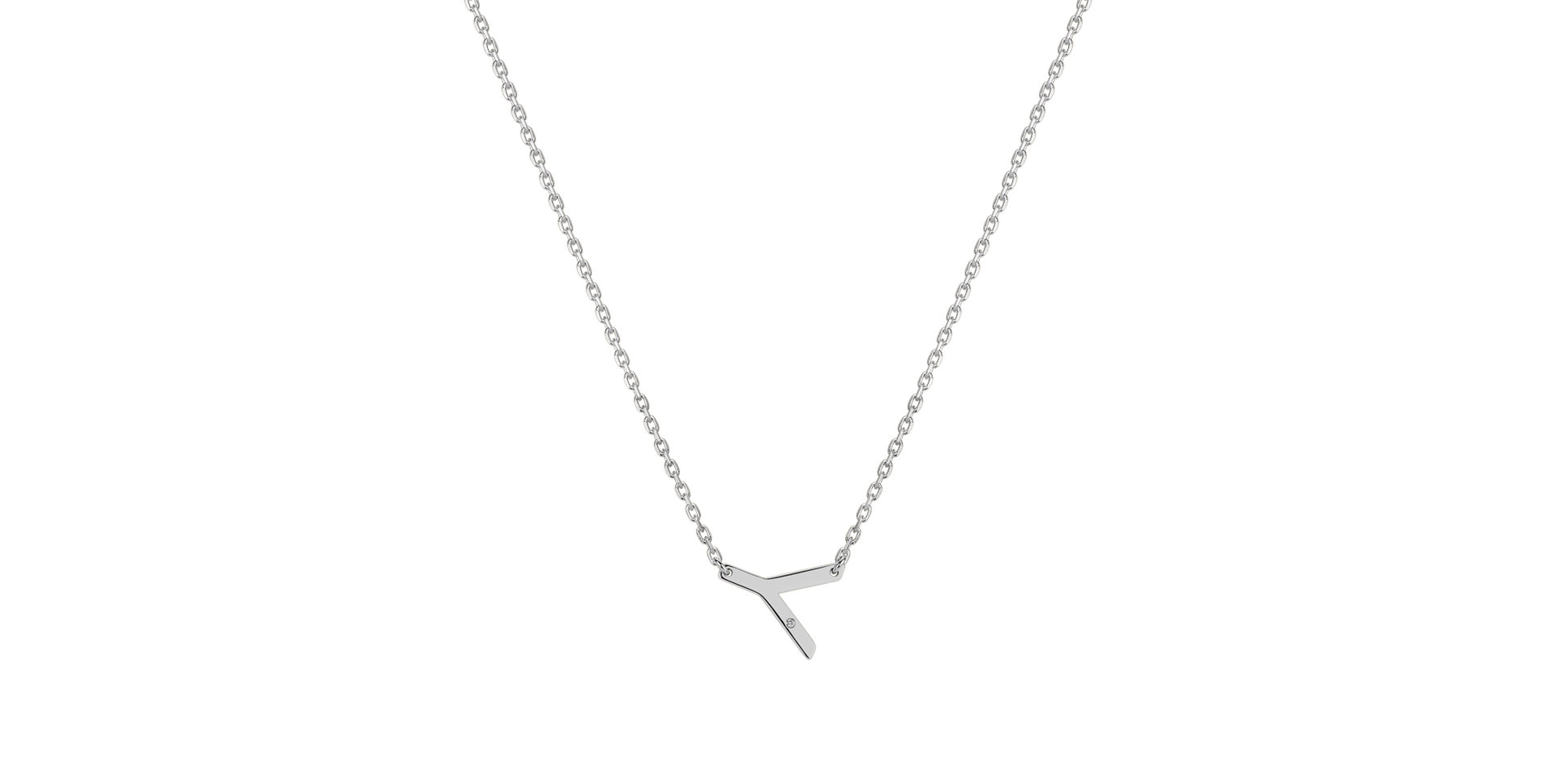 Náhrdelník s diamantem Big Laser Line Y