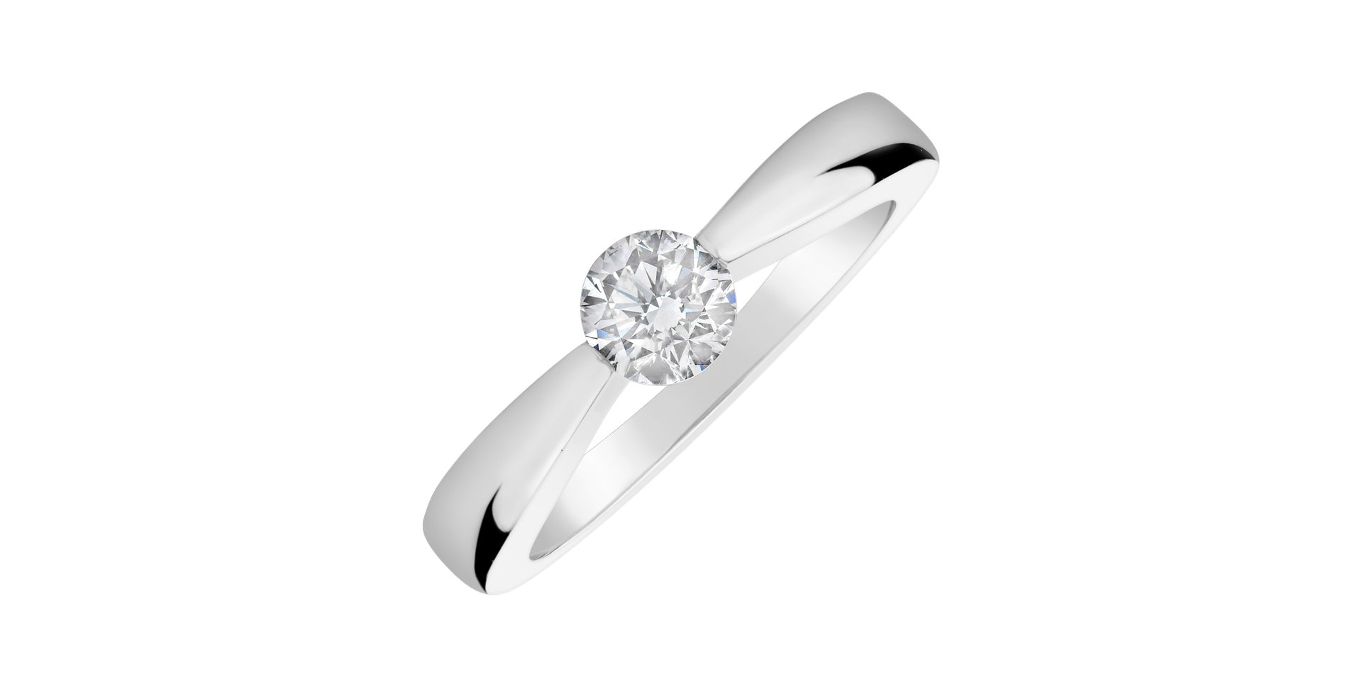 Prsten s diamantem Love Story