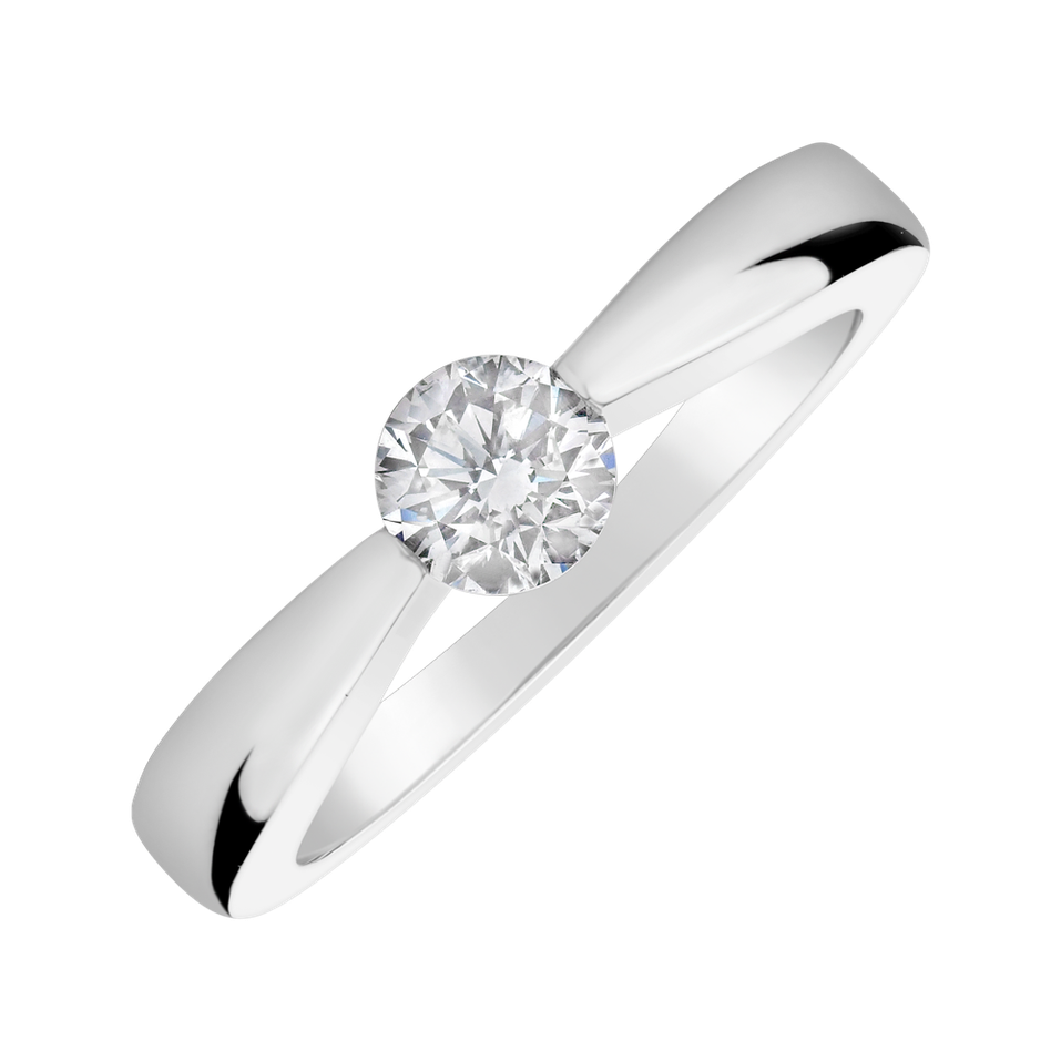 Prsten s diamantem Love Story