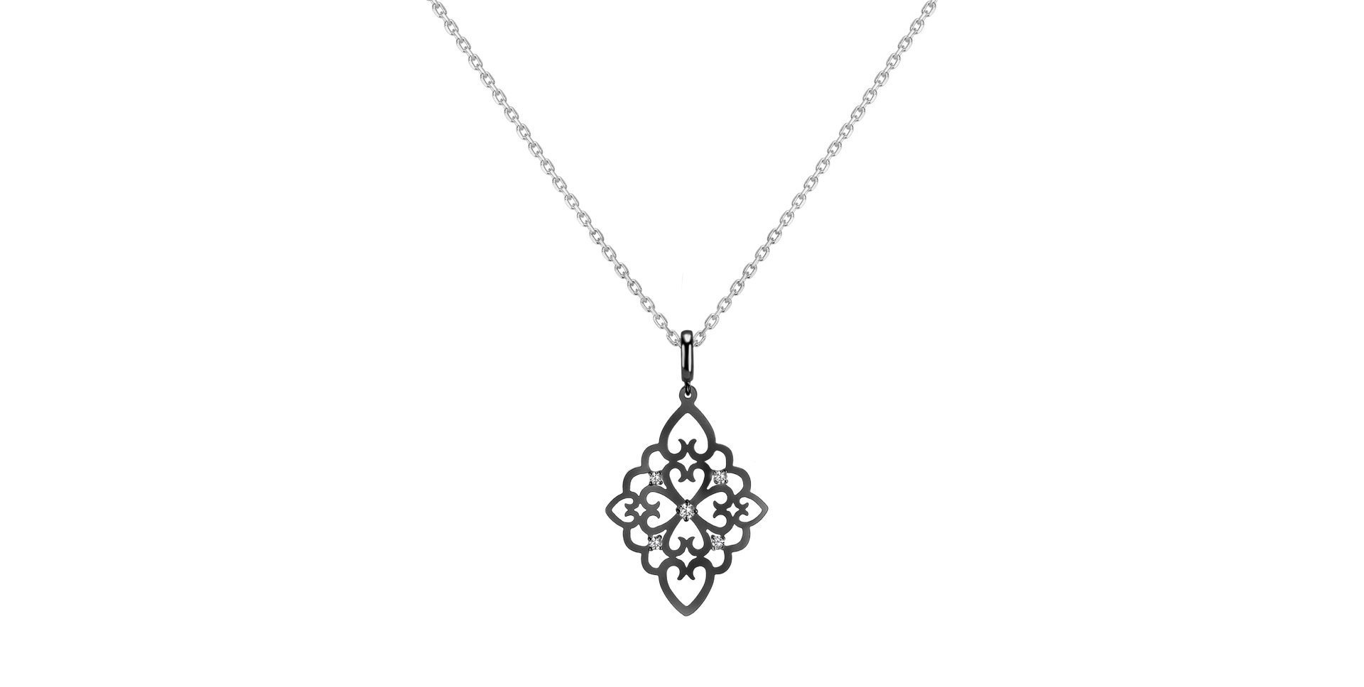 Přívěsek s diamanty Folk Treasure