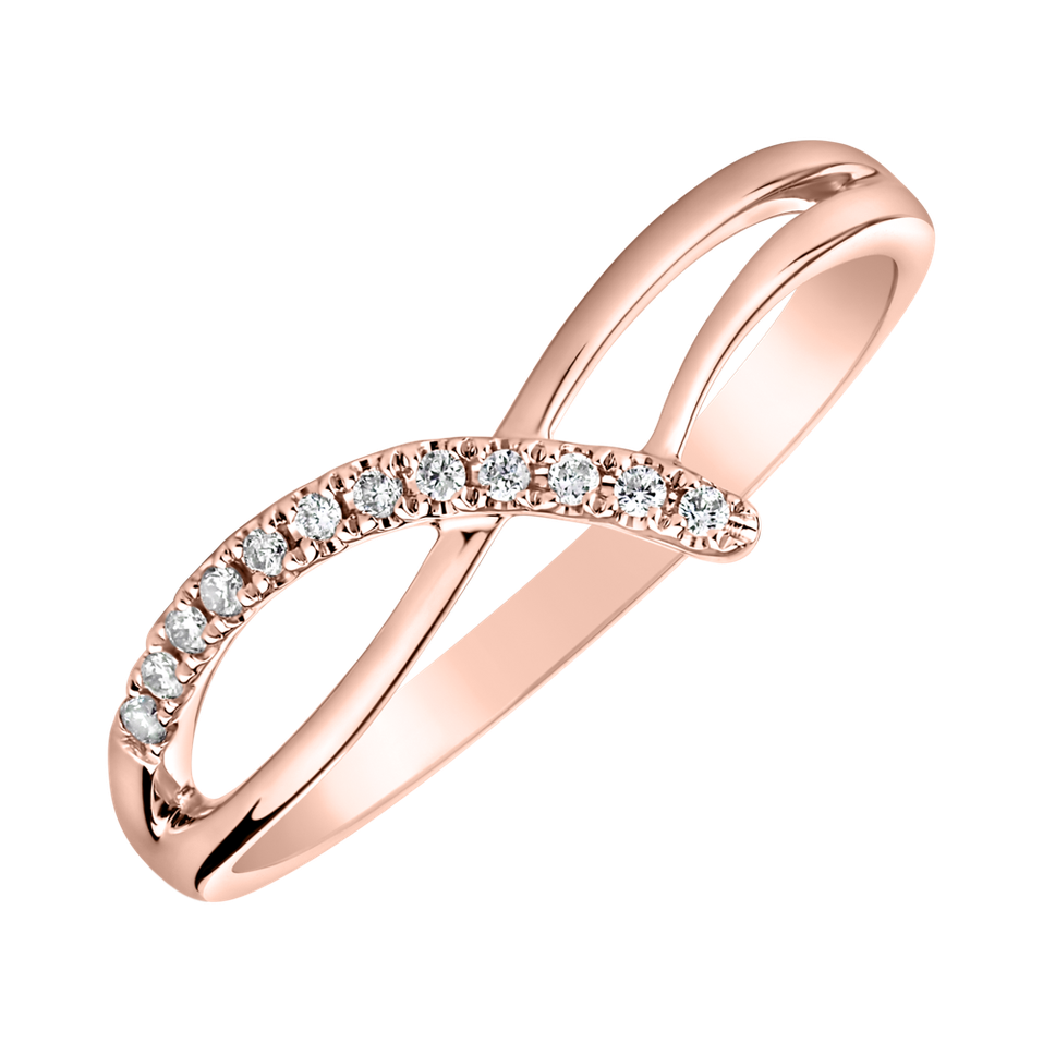 Prsten s diamanty Elegant Line