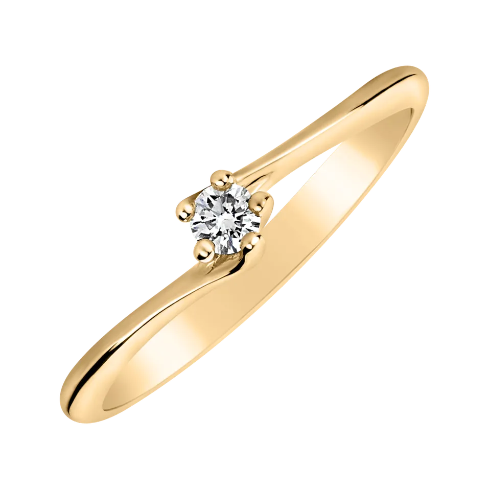 Prsten s diamantem Vivid Love