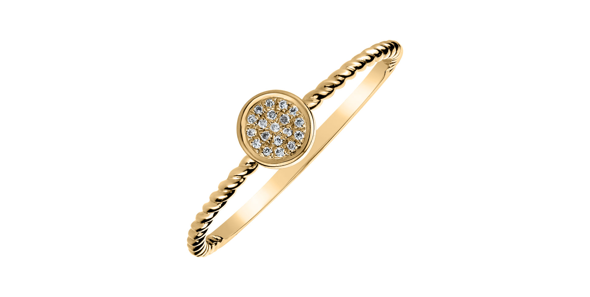 Prsten s diamanty Endless Circle