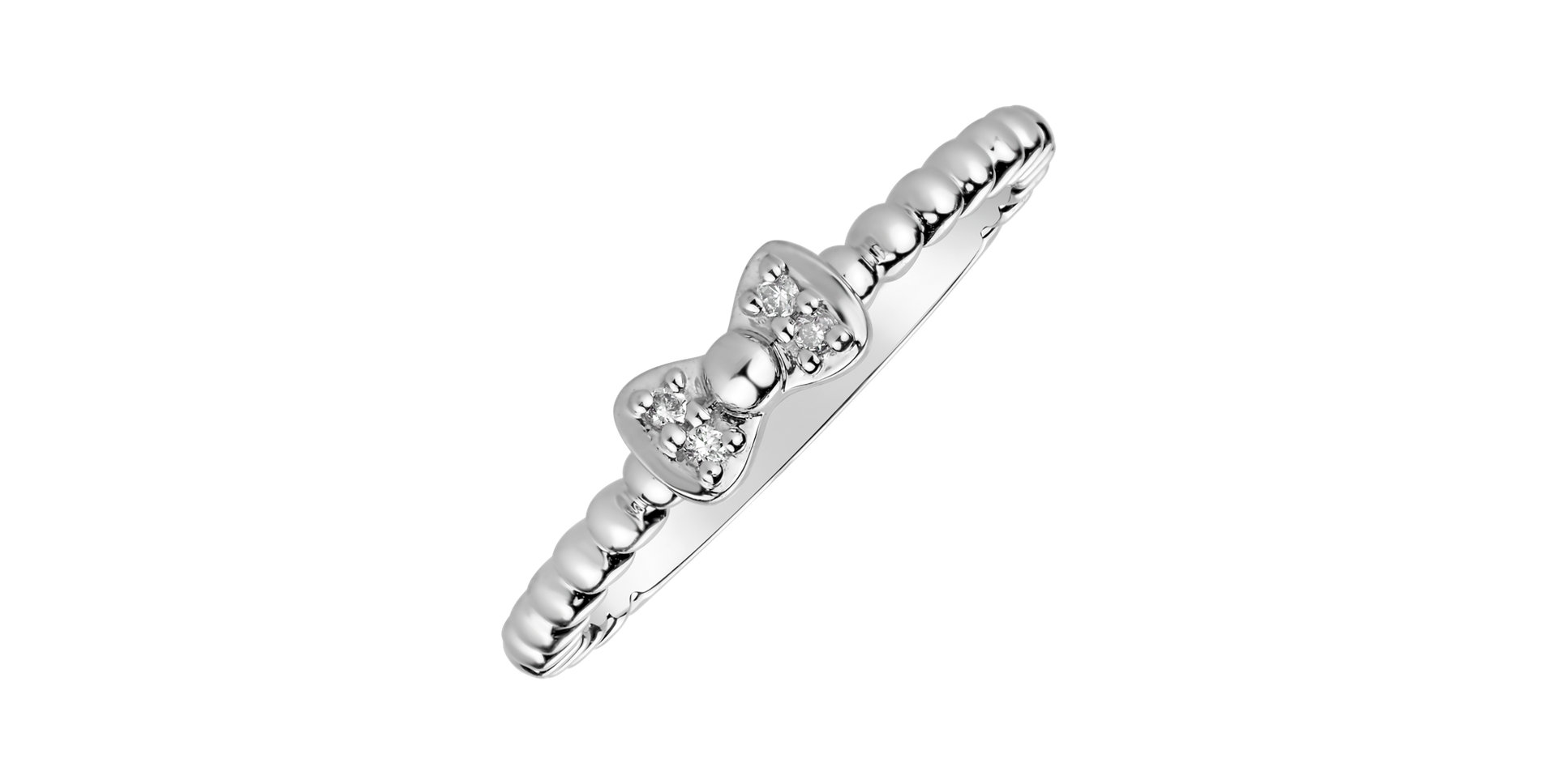 Prsten s diamanty Fairytale Ribbon