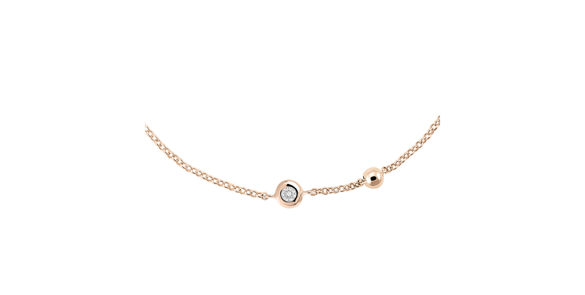 Náramek s diamantem Sky Message