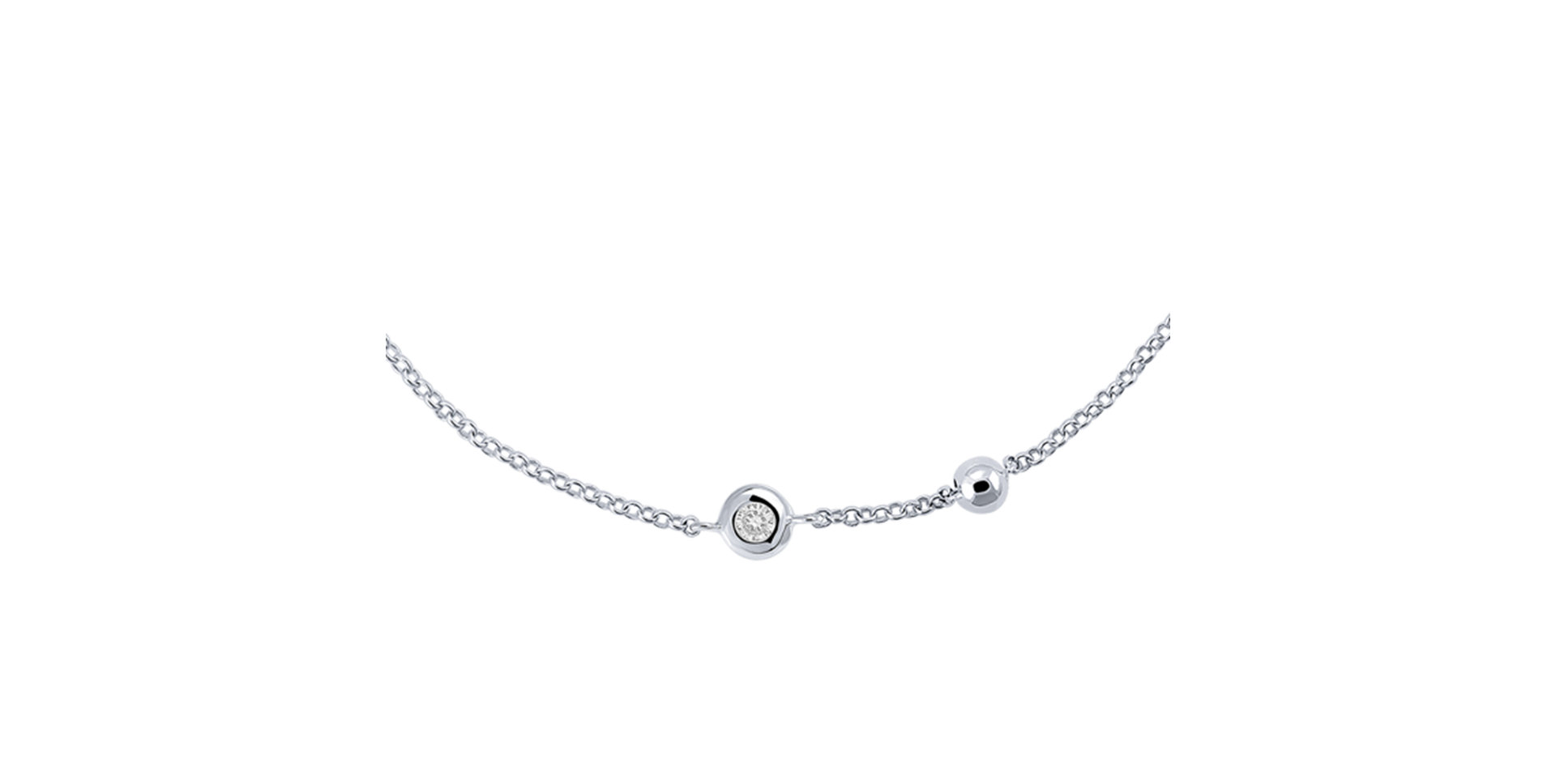 Náramek s diamantem Sky Message