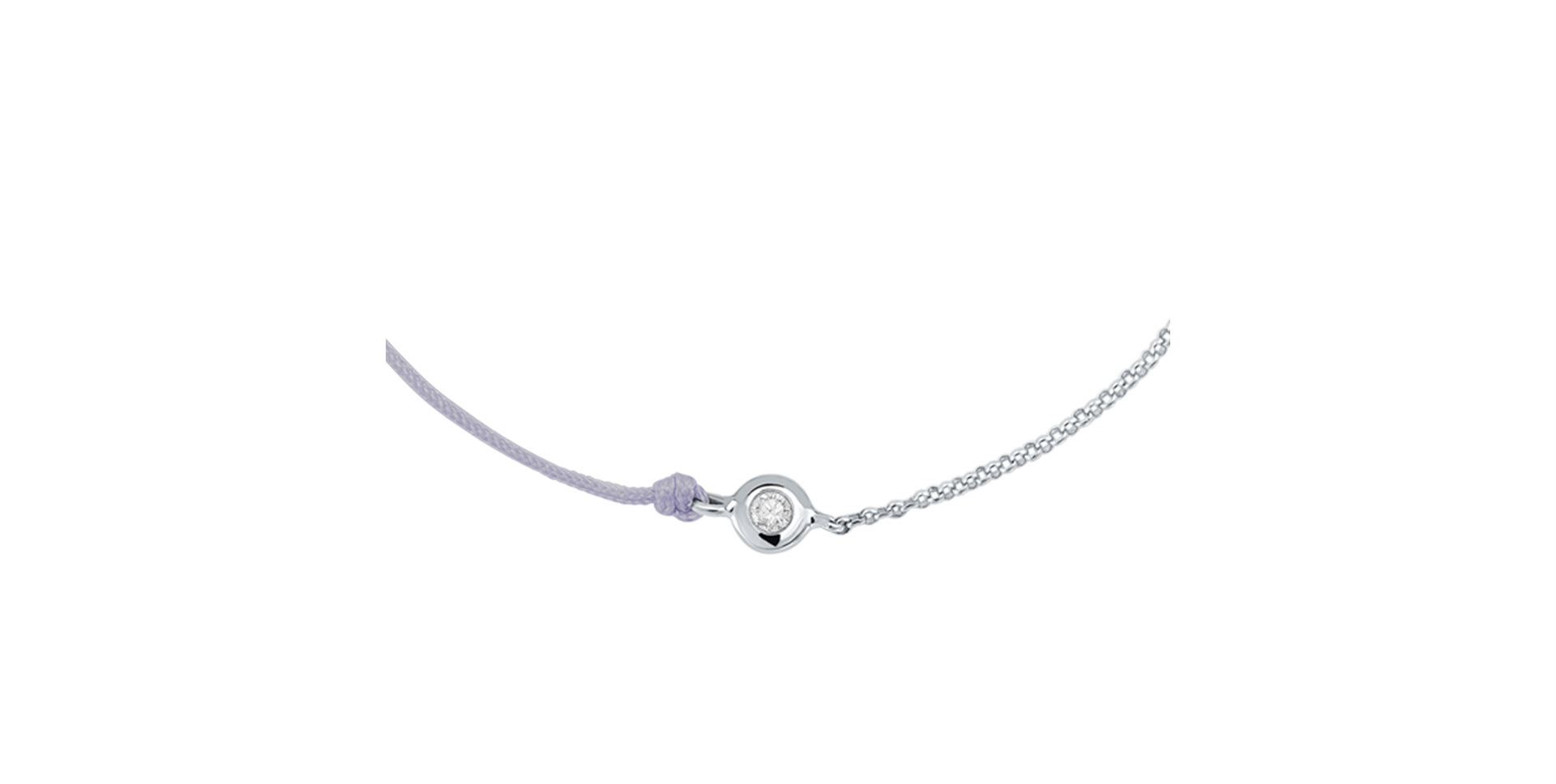 Diamantový náramek se šňůrkou Effect Diamond