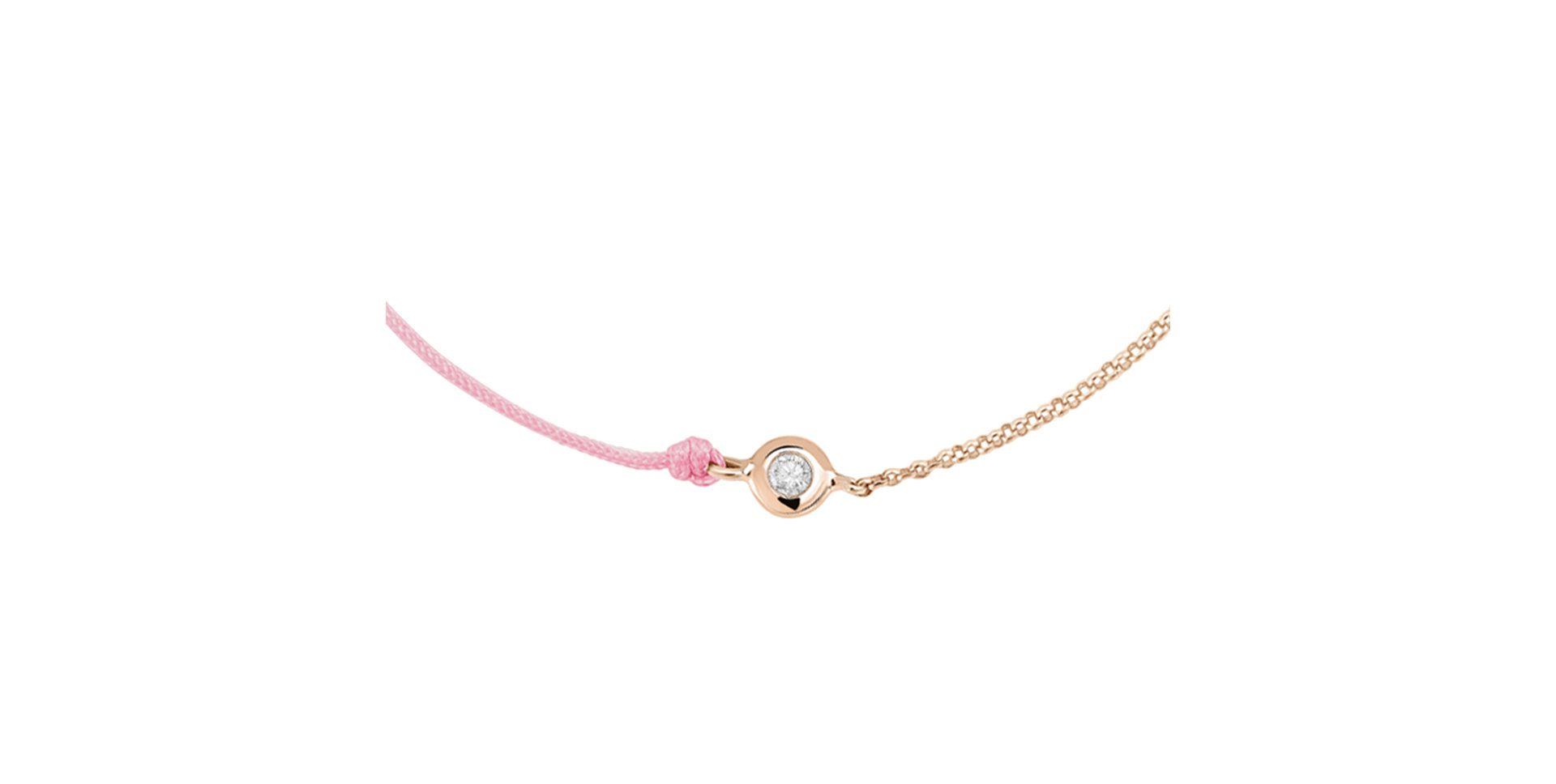 Diamantový náramek se šňůrkou Effect Diamond