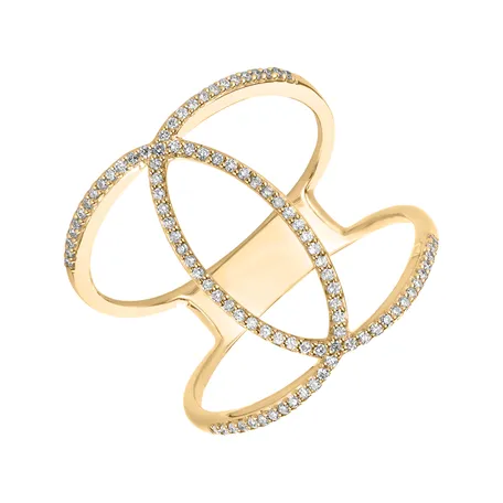 Prsten s diamanty Diamond Galaxy