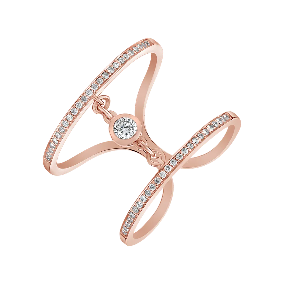 Prsten s diamanty Graceful Lure