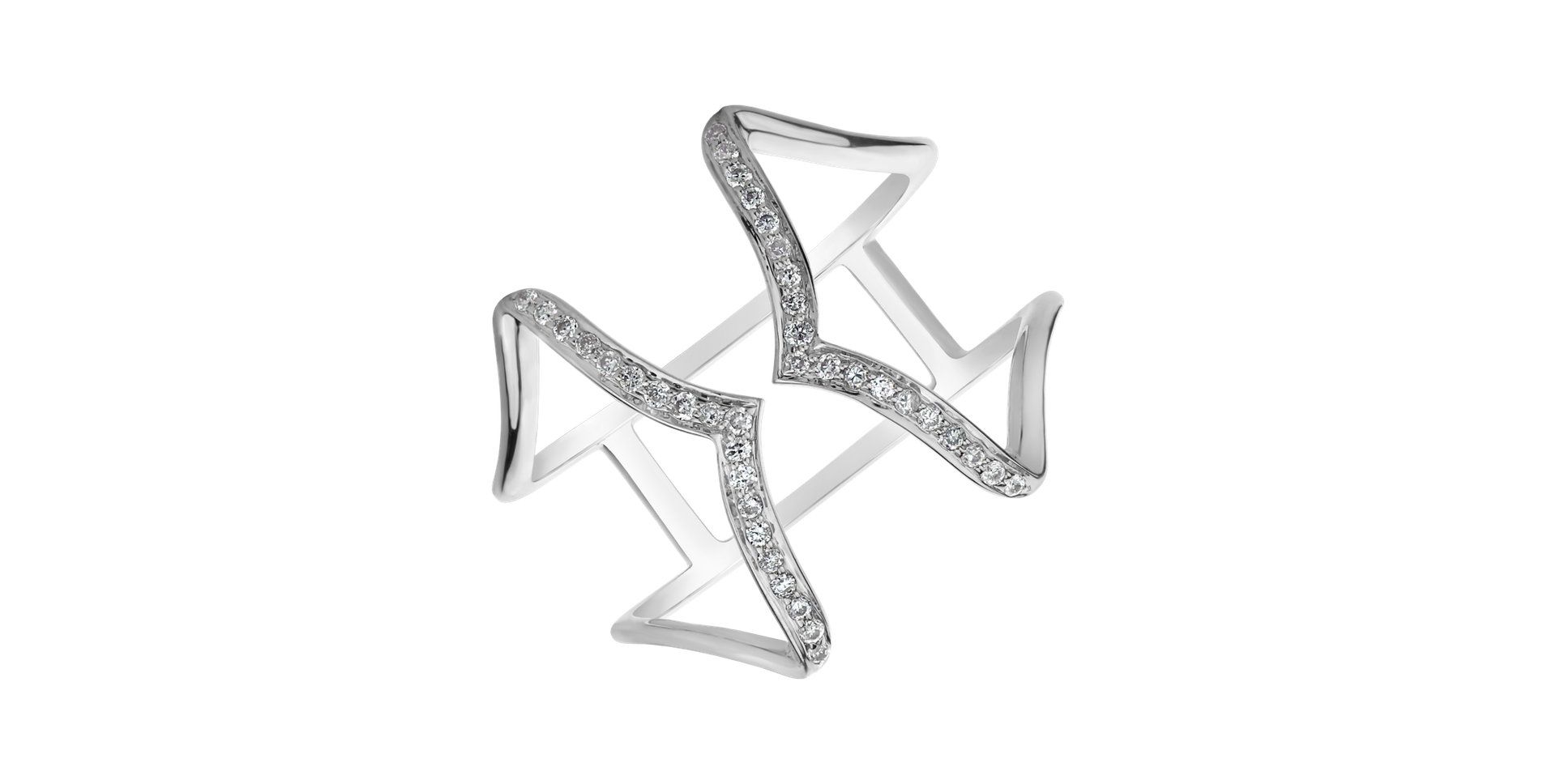 Prsten s diamanty Gracious Will