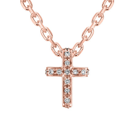 Přívěsek s diamanty Luxury Cross