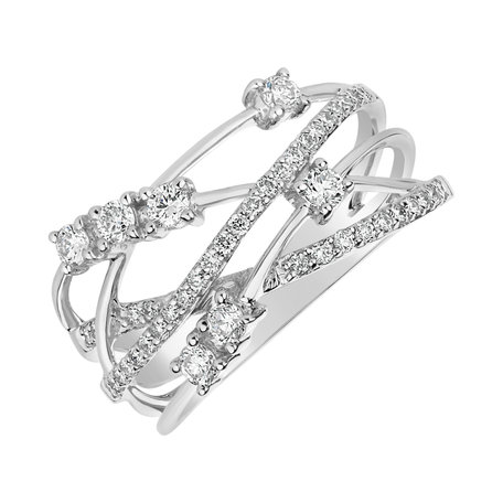 Prsten s diamanty Sparkling Elegance