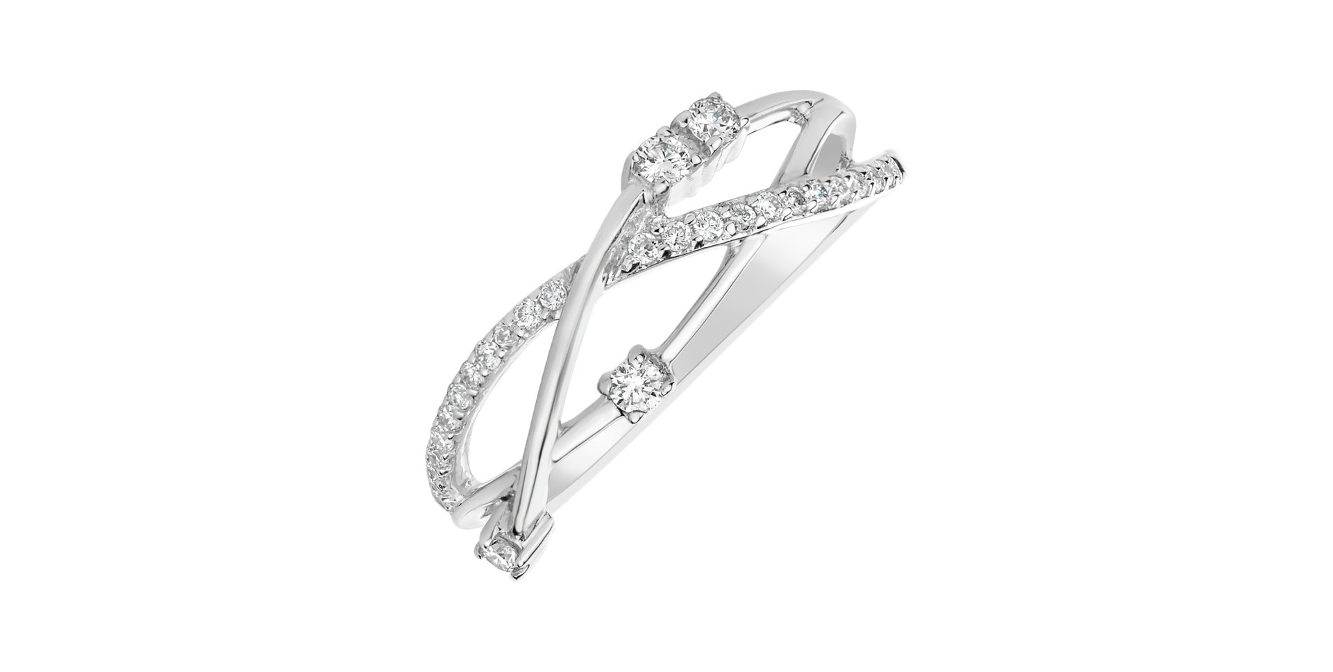 Prsten s diamanty Infinite Elegance
