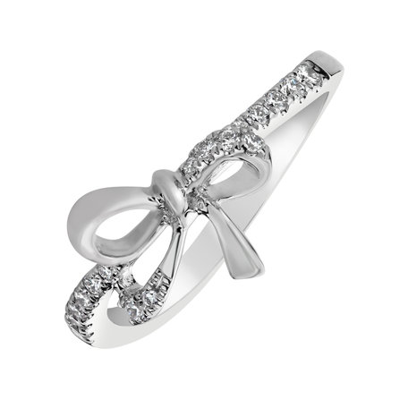 Prsten s diamanty Shiny Ribbon