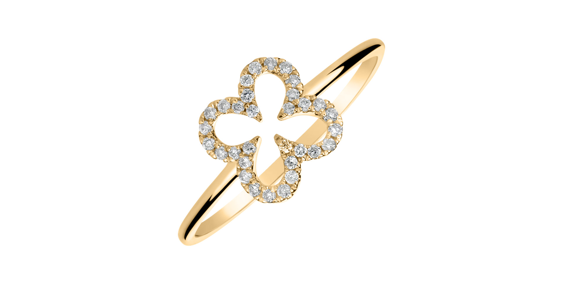 Prsten s diamanty Glamour