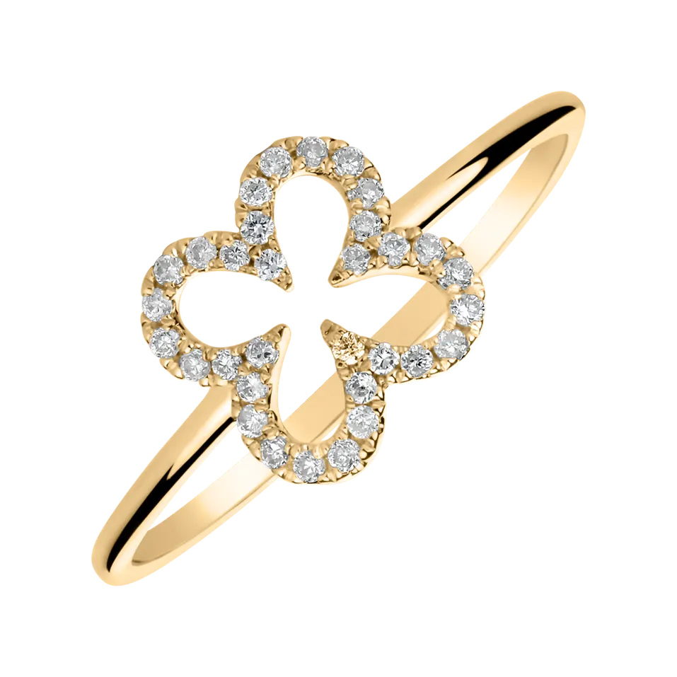 Prsten s diamanty Glamour