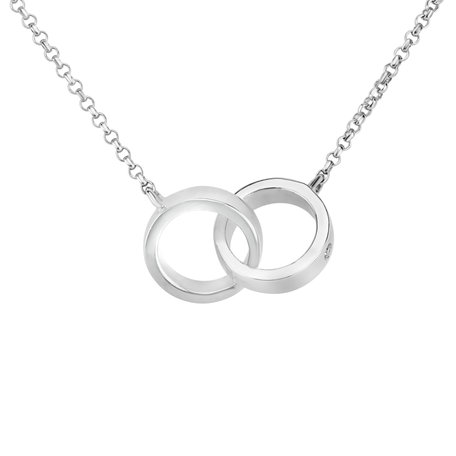 Náhrdelník s diamantem Eternal Circles