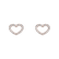 Náušnice s diamanty Shiny Hearts2