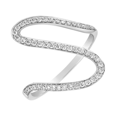 Prsten s diamanty Simple