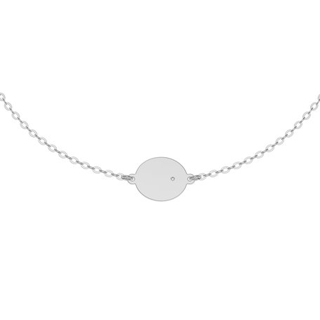 Náramek s diamantem Monogram Style