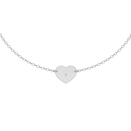 Náramek s diamantem My Heart