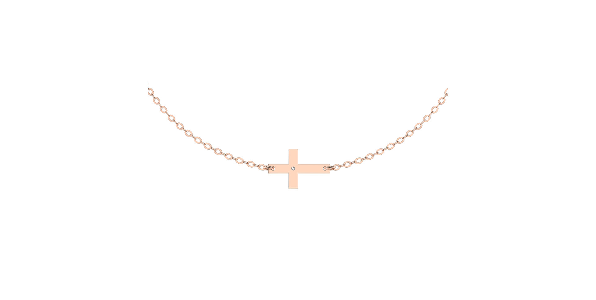 Náramek s diamantem Remembrance