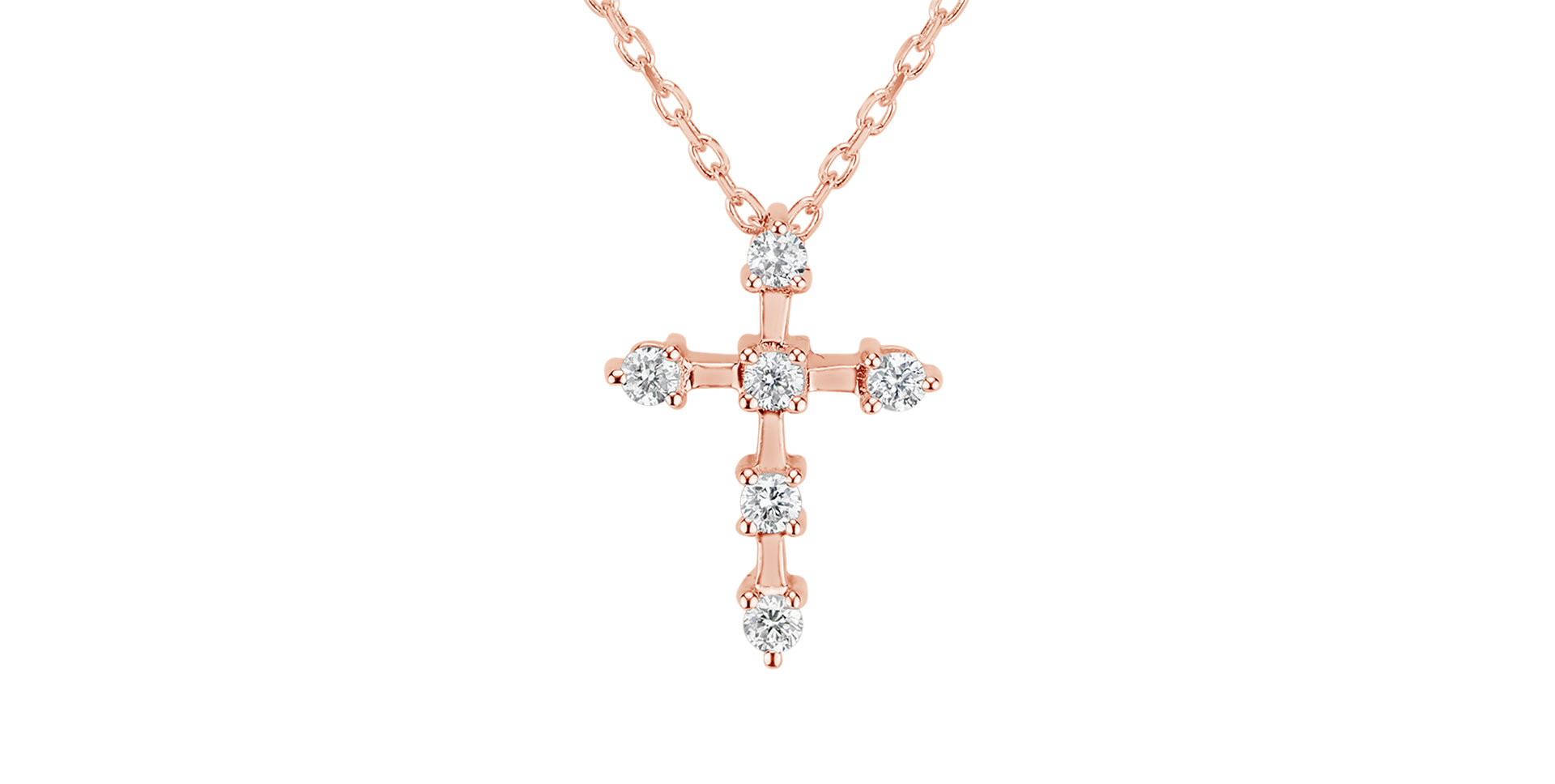 Náhrdelník s diamanty Sparkling Cross