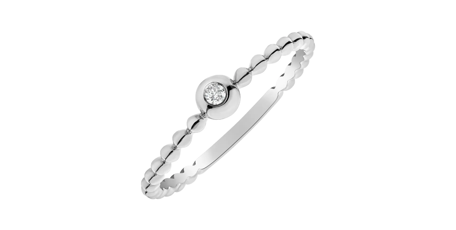 Prsten s diamantem Bubble Kiss