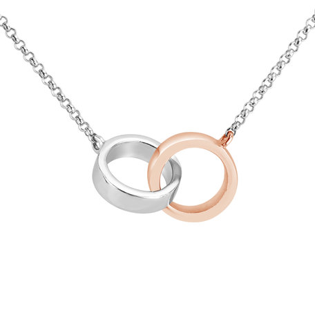 Náhrdelník s diamantem Eternal Circles