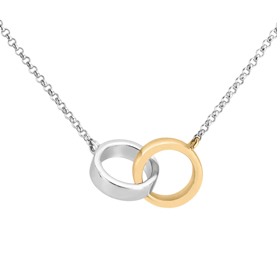 Náhrdelník s diamantem Eternal Circles
