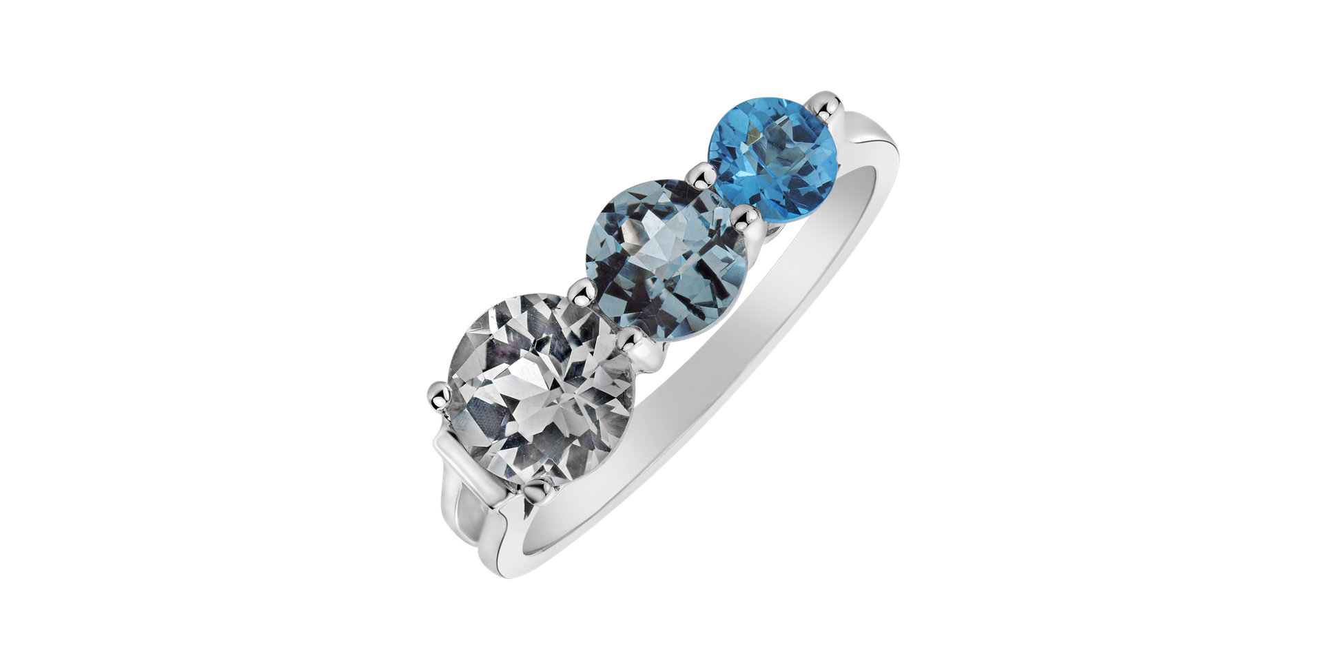 Prsten s topazy Tripple Bonbons