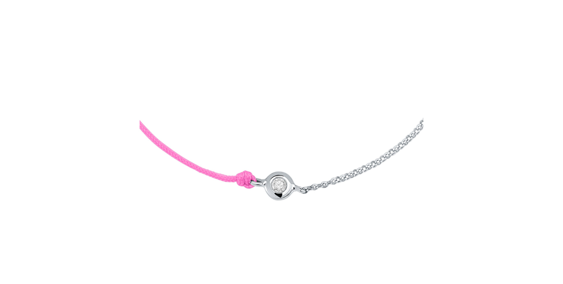 Diamantový náramek se šňůrkou Effect Diamond