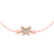 Náramek se šňůrkou a hnědými diamanty Magic Butterfly2