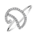 Prsten s diamanty Curly Glittery D2
