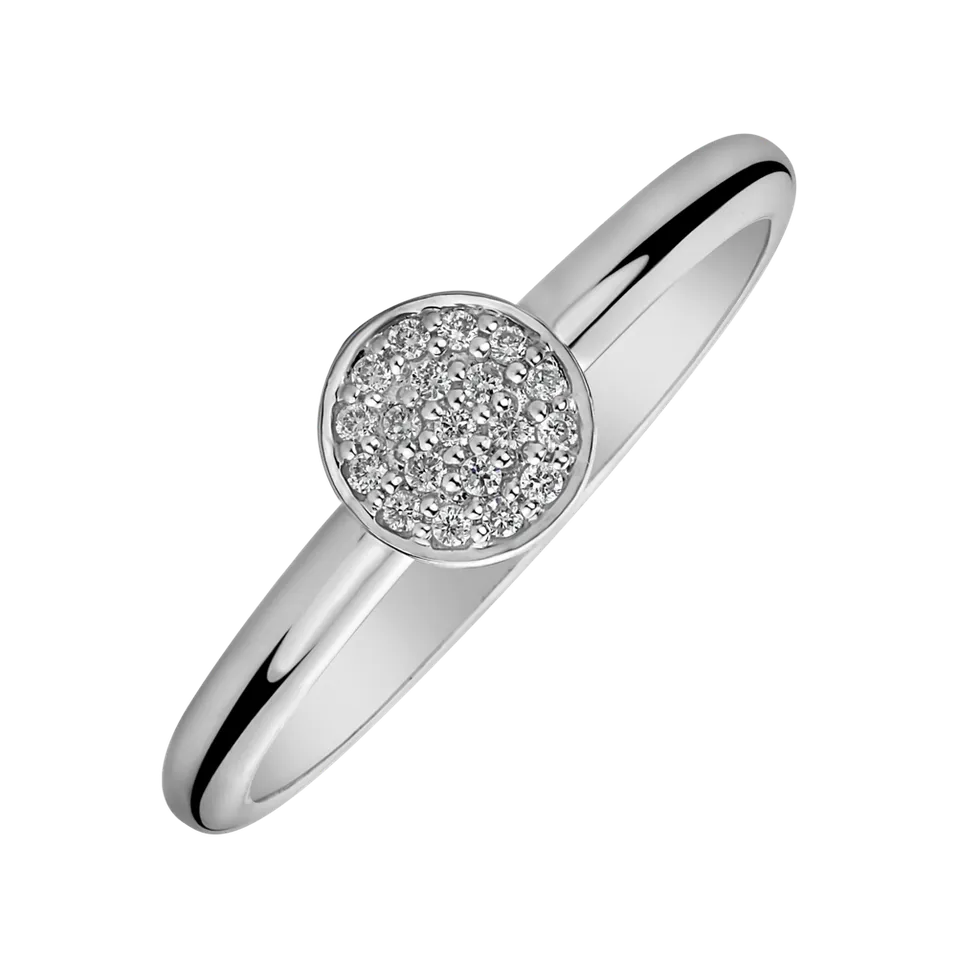 Prsten s diamanty Infinite Circle
