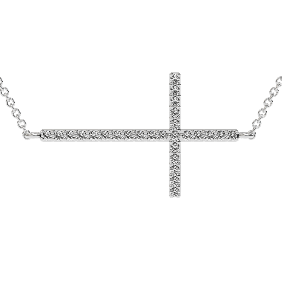 Náhrdelník s diamanty Cross