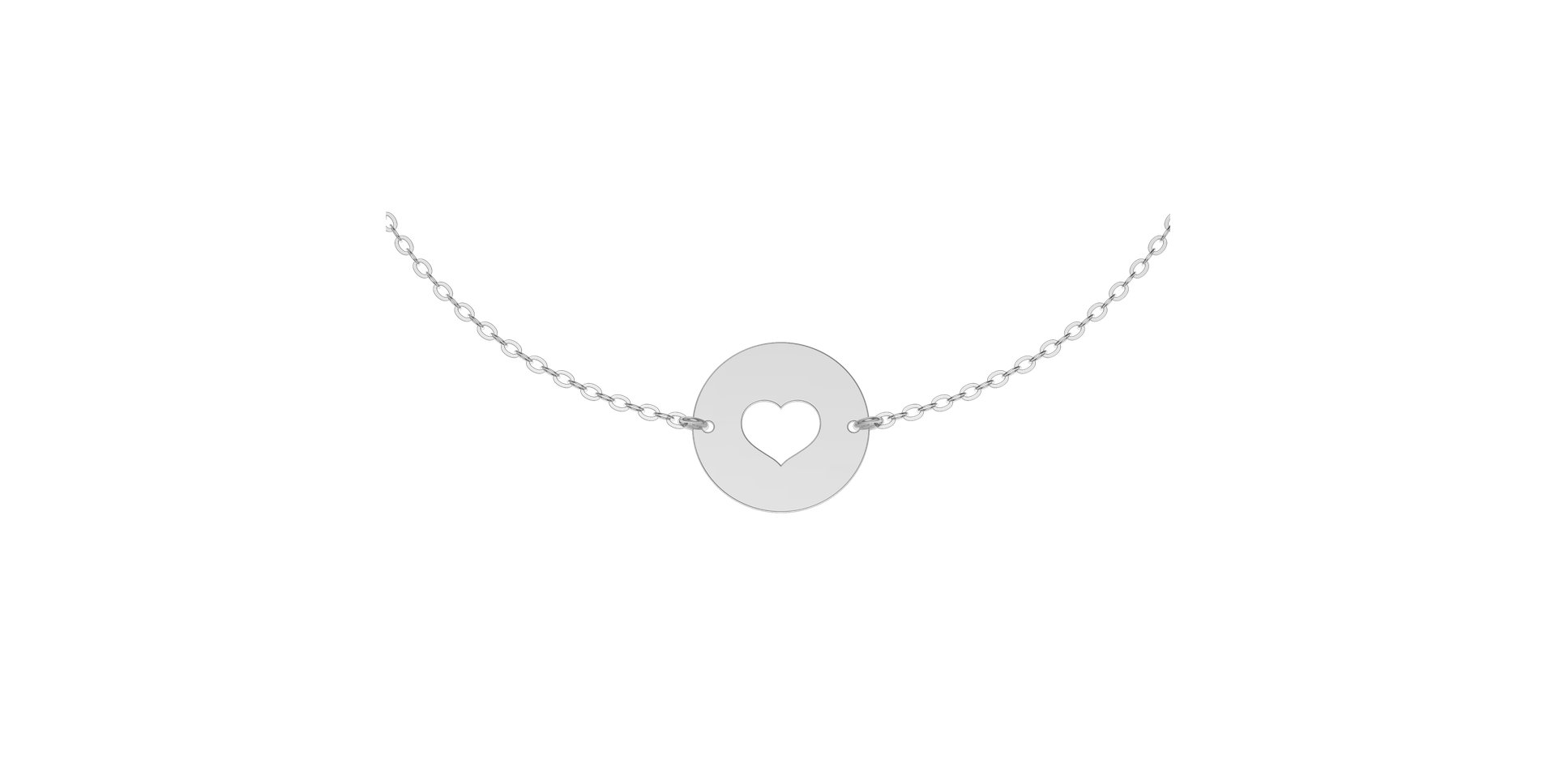 Náramek s diamantem Signature Heart