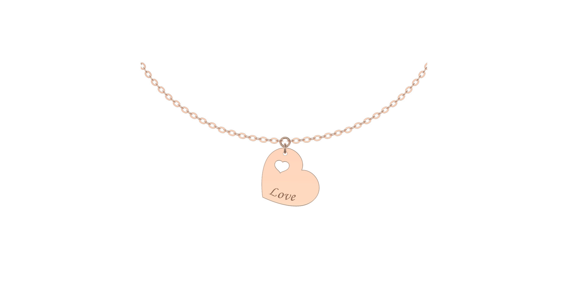 Náramek s diamantem Passion Heart