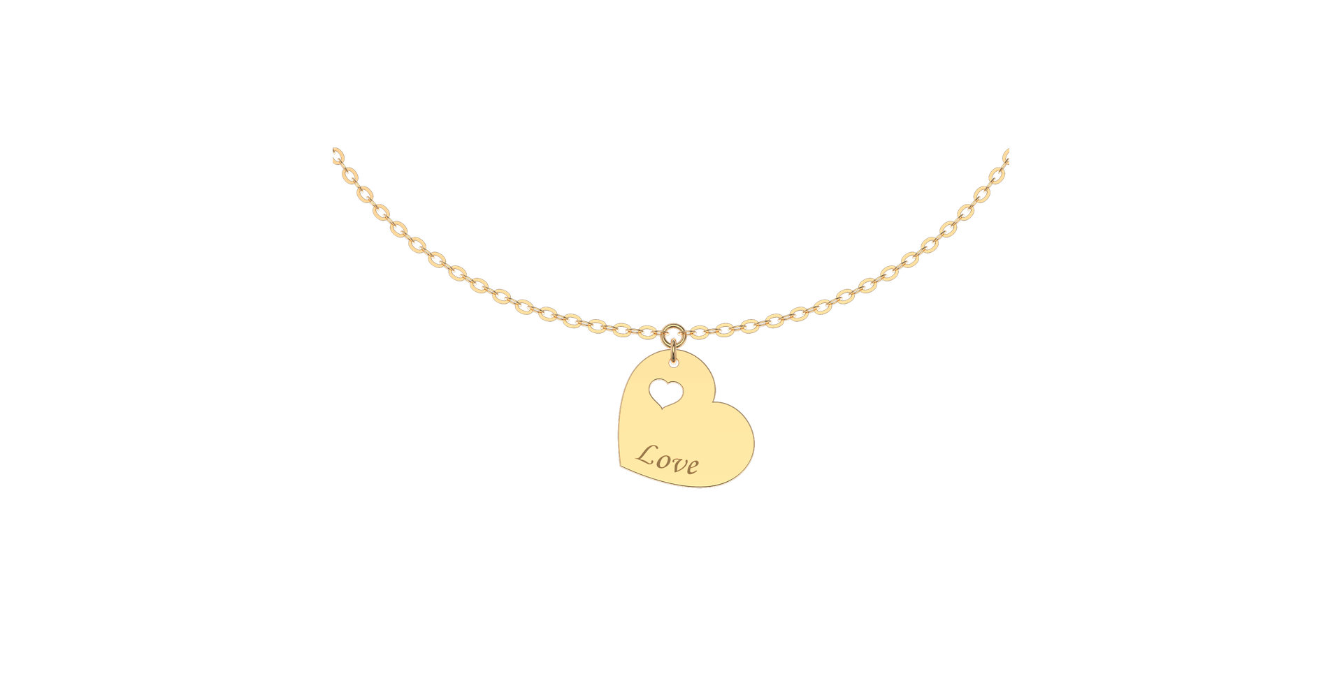 Náramek s diamantem Passion Heart