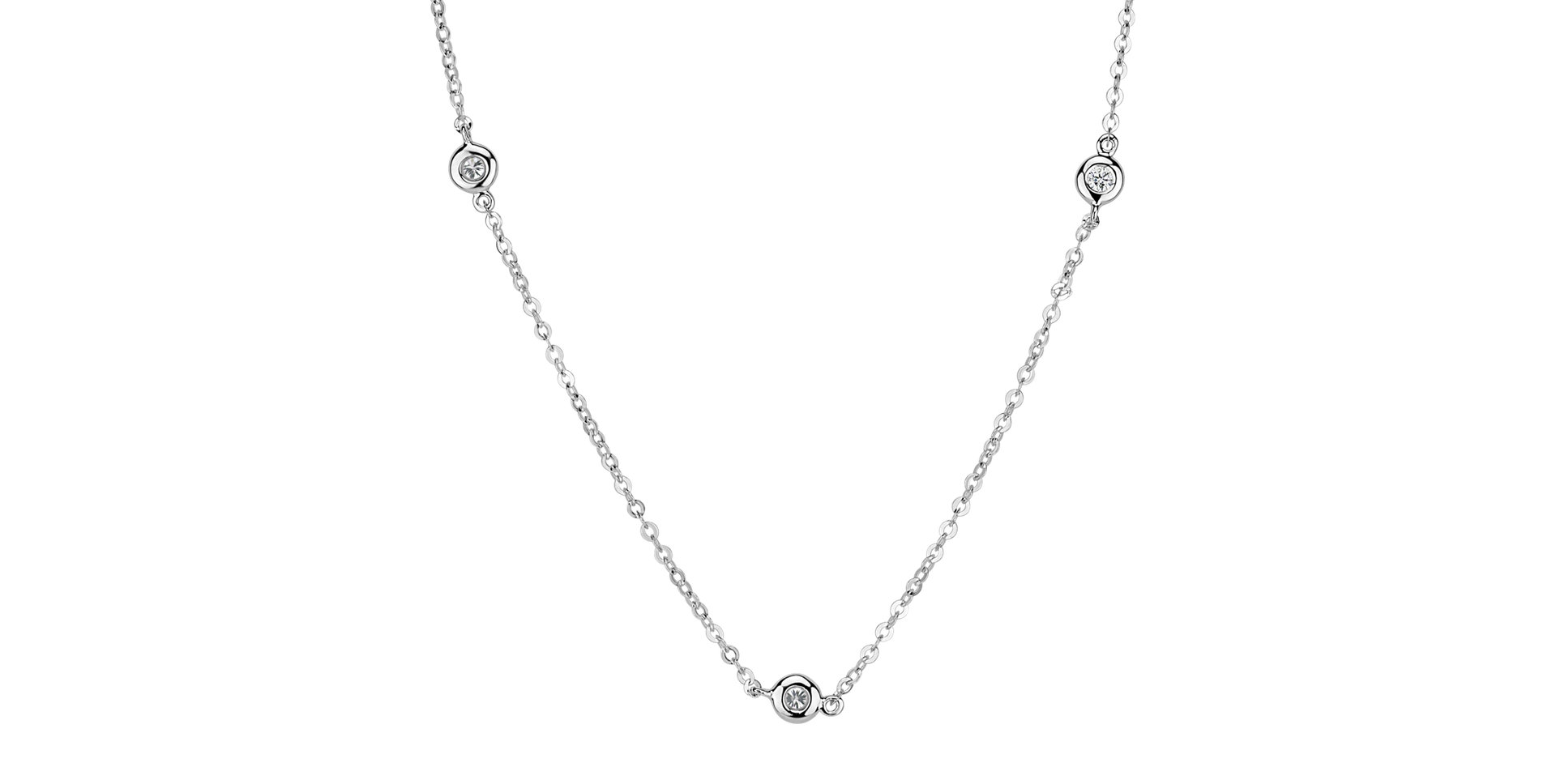 Náhrdelník s diamanty Dots