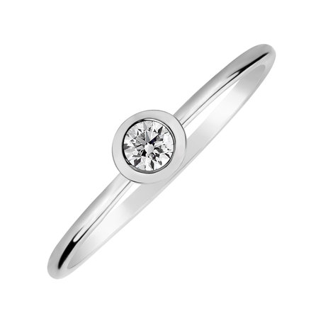 Prsten s diamantem Sparkling Dots