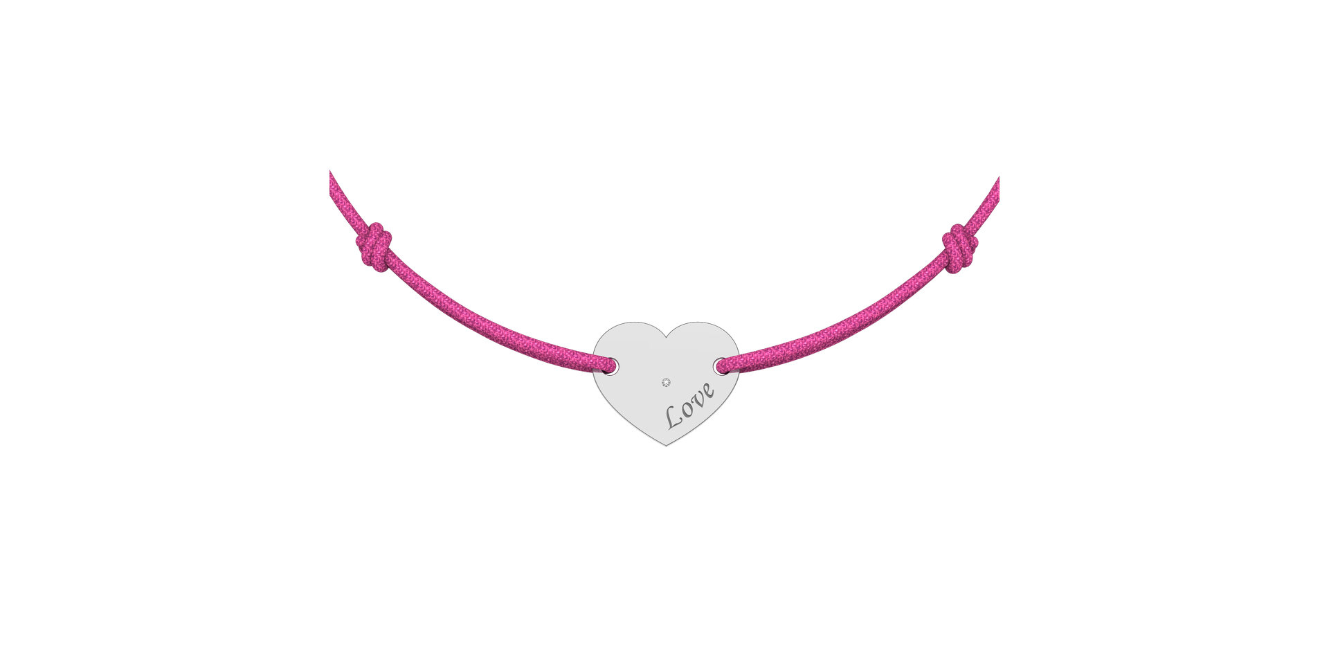 Náramek s diamantem Amour Gem