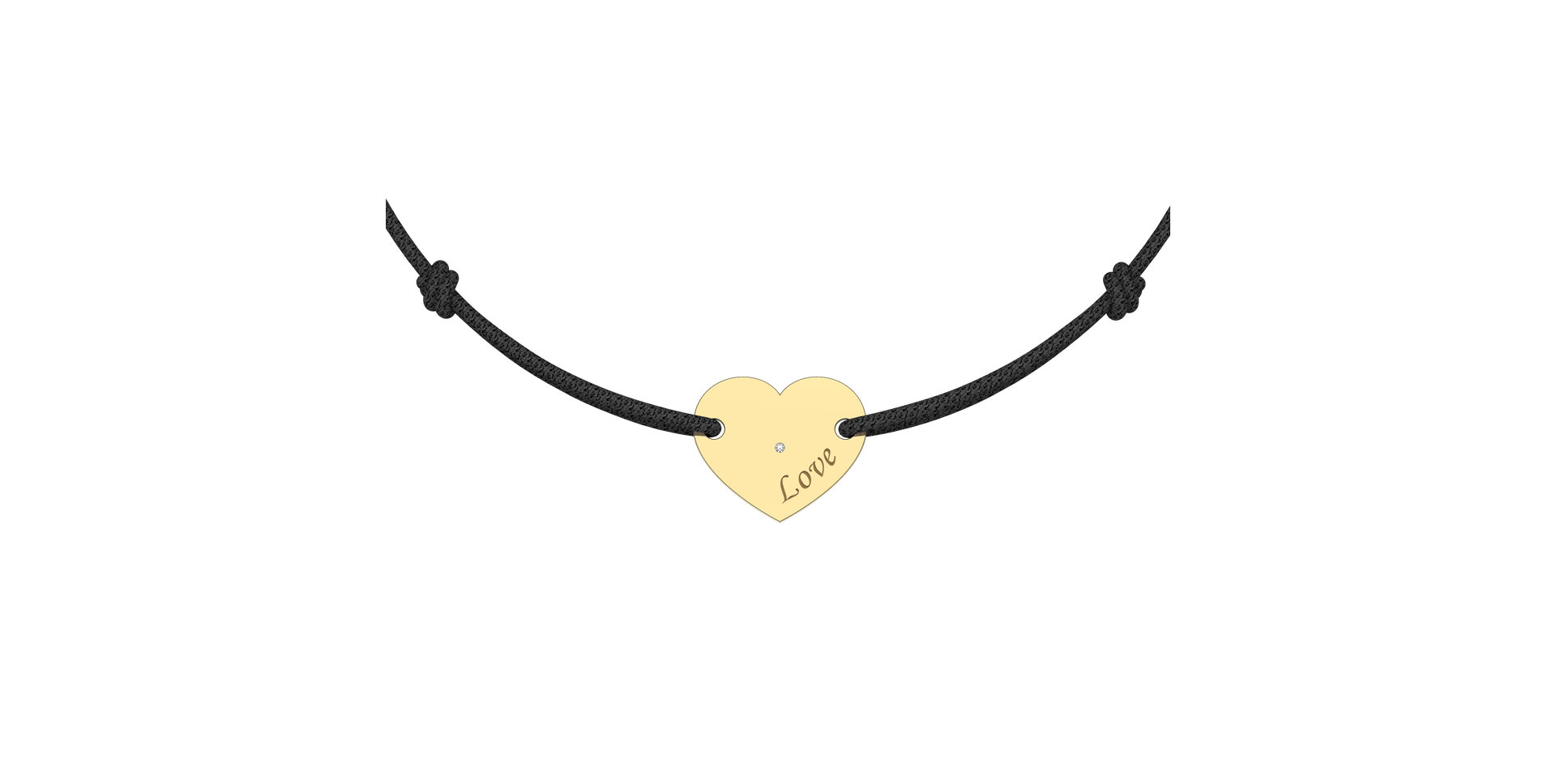 Náramek s diamantem Amour Gem