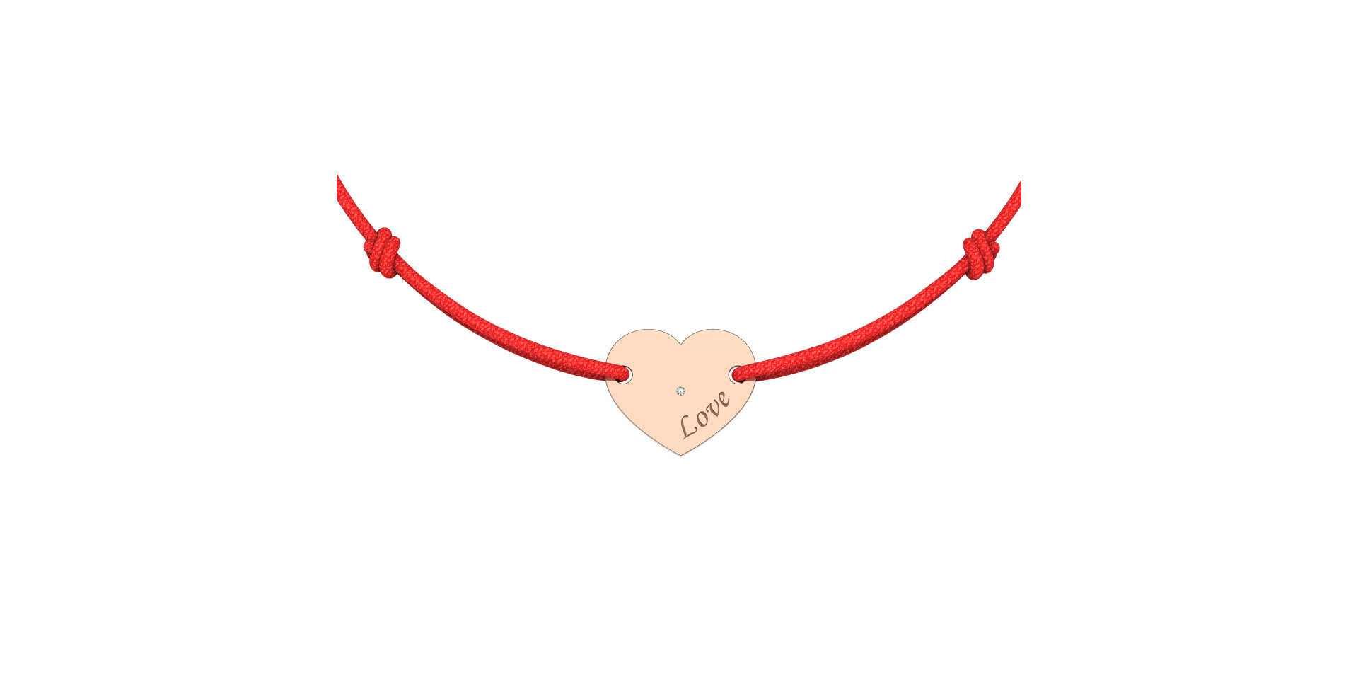 Náramek s diamantem Amour Gem