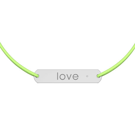 Diamantový náramek se šňůrkou Amour Love