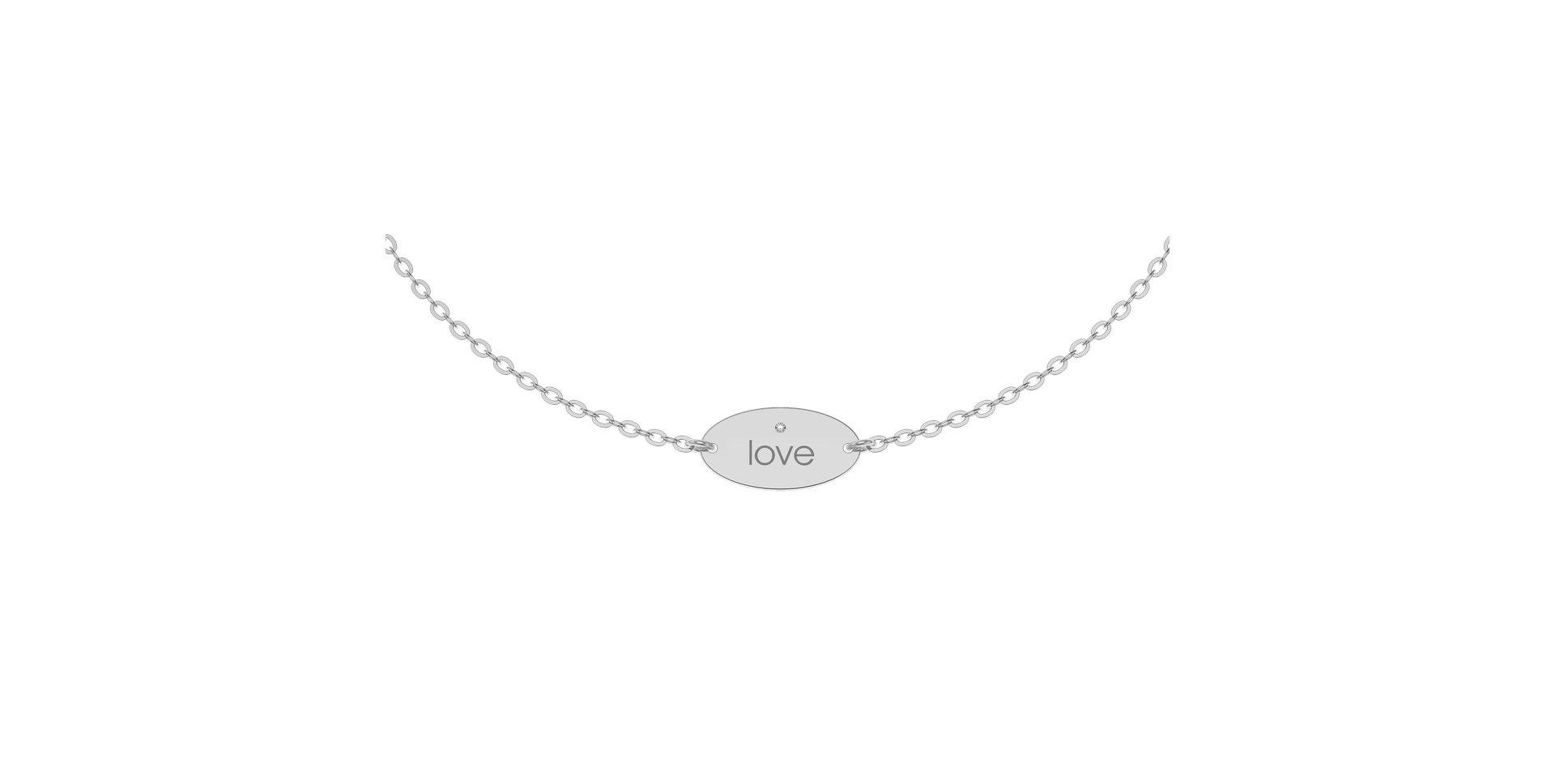 Náramek s diamantem Love Amour Icon