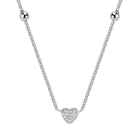 Náhrdelník s diamanty Tender Heart